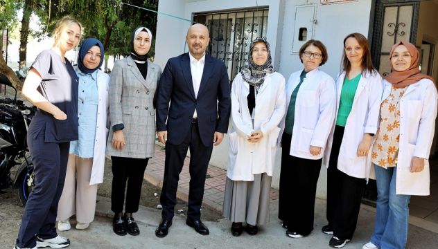 Adana İl Sağlık Müdürü Uzm. Dr. Halil Nacar, ziyaretlerini sürdürüyor